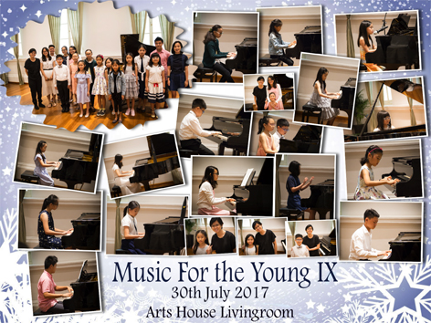 Music for the young piano group photo